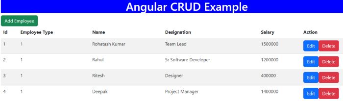 Angular API SQL Server