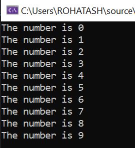 Loops in C#