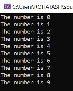 Loops in C#