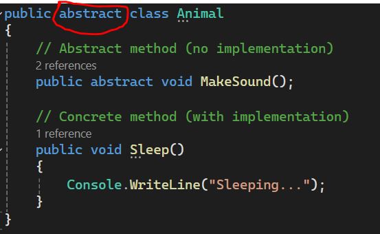 Abstract Class and Interface in C#