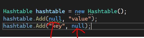 Hashtable vs Dictionary in C#