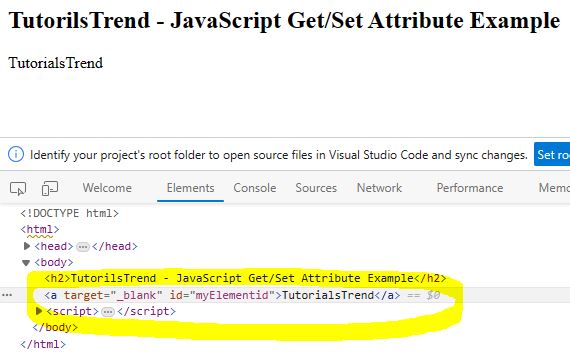 javascript DOM Get/Set Attribute