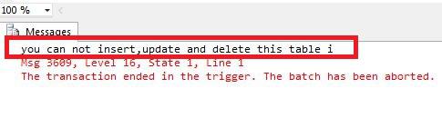 SQL Trigger